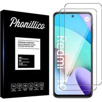 Phonillico® Gehard glas voor Xiaomi REDMI 10 4G [Pack 2]