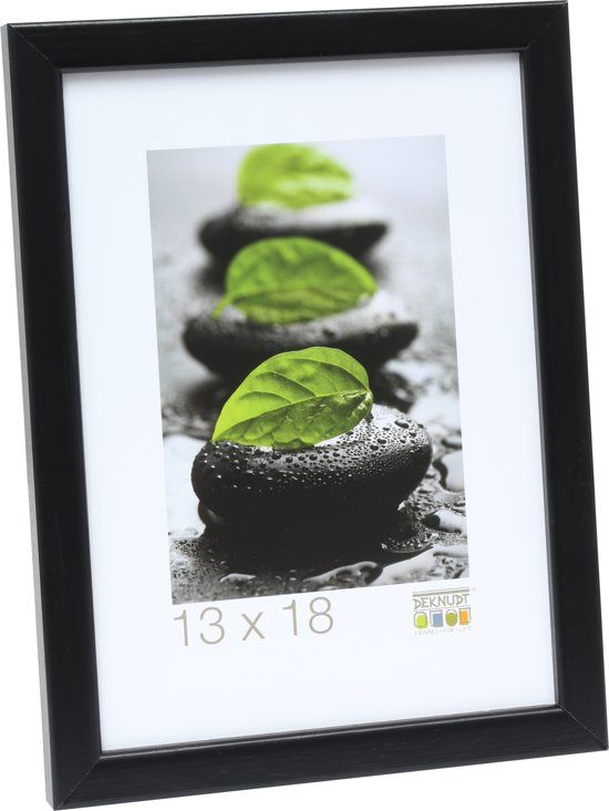 Deknudt Frames fotokader zwart hout - 5412065407765