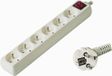 PremiumCord PP6K-10 verlengkabel, 230 V, 10 m, 6 stopcontacten, met schakelaar