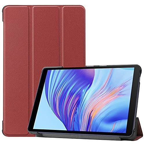 RanTuo Tablet Case voor Honor Tablet X7, PU-huid, licht en dun, waterdicht, stofdicht, anti-val beschermhoes voor Honor Tablet X7. (Claret)