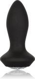 CalExotics - Vibrating Petite Crystal Probe - Anal Toys Buttplugs Zwart
