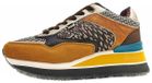 Anekke Chaussures femme sneaker sport marron loisir