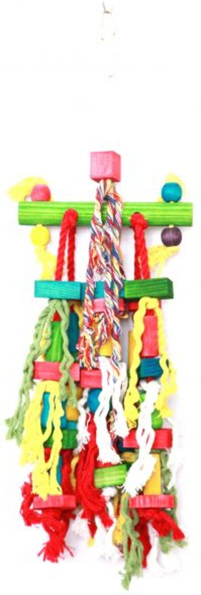 HAPPY PET Mishmash Papegaai - Speelgoed - 20 x 55 cm