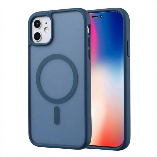 imoshion Color Guard Backcover geschikt voor MagSafe - Donkerblauw - Apple iPhone 11