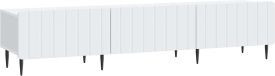 vidaXL TV-kast met lade Wit 147 x 34,5 x 32 cm Bewerkt hout