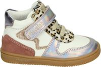 Develab - 44388 - Sneaker montante - Cuir/Daim - Blanc/beige - Taille 21
