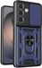 Techsuit Hoesje geschikt voor Samsung Galaxy S26 - Camshield Back Cover - Blauw