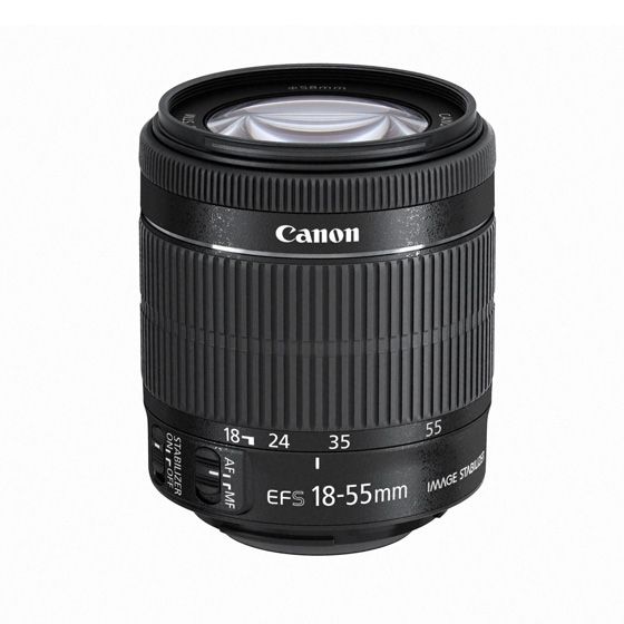 Canon EF-S 18-55mm f/3.5-5.6 IS STM Lens - Black