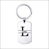 MC Living KadoExpress Sleutelhanger RVS Met Naam - Luna
