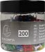Exacompta Doos met 200 prikbordspelden Push Pins - punthoogte 7mm - 10mm diameter - Geassorteerd - 14769E