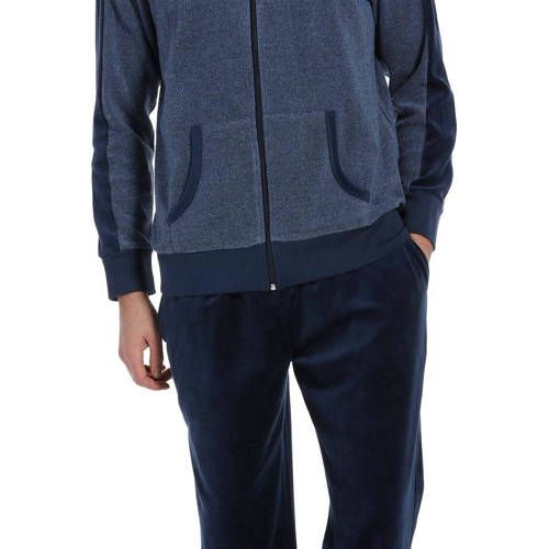 Pastunette for Men Housecoat Dark Blue