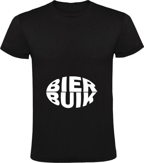 Sol's Bierbuik Heren T-shirt - Zwart - L