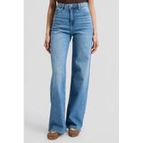 Lee Damesjeans Stella Budding Wide Leg - mediumblauw