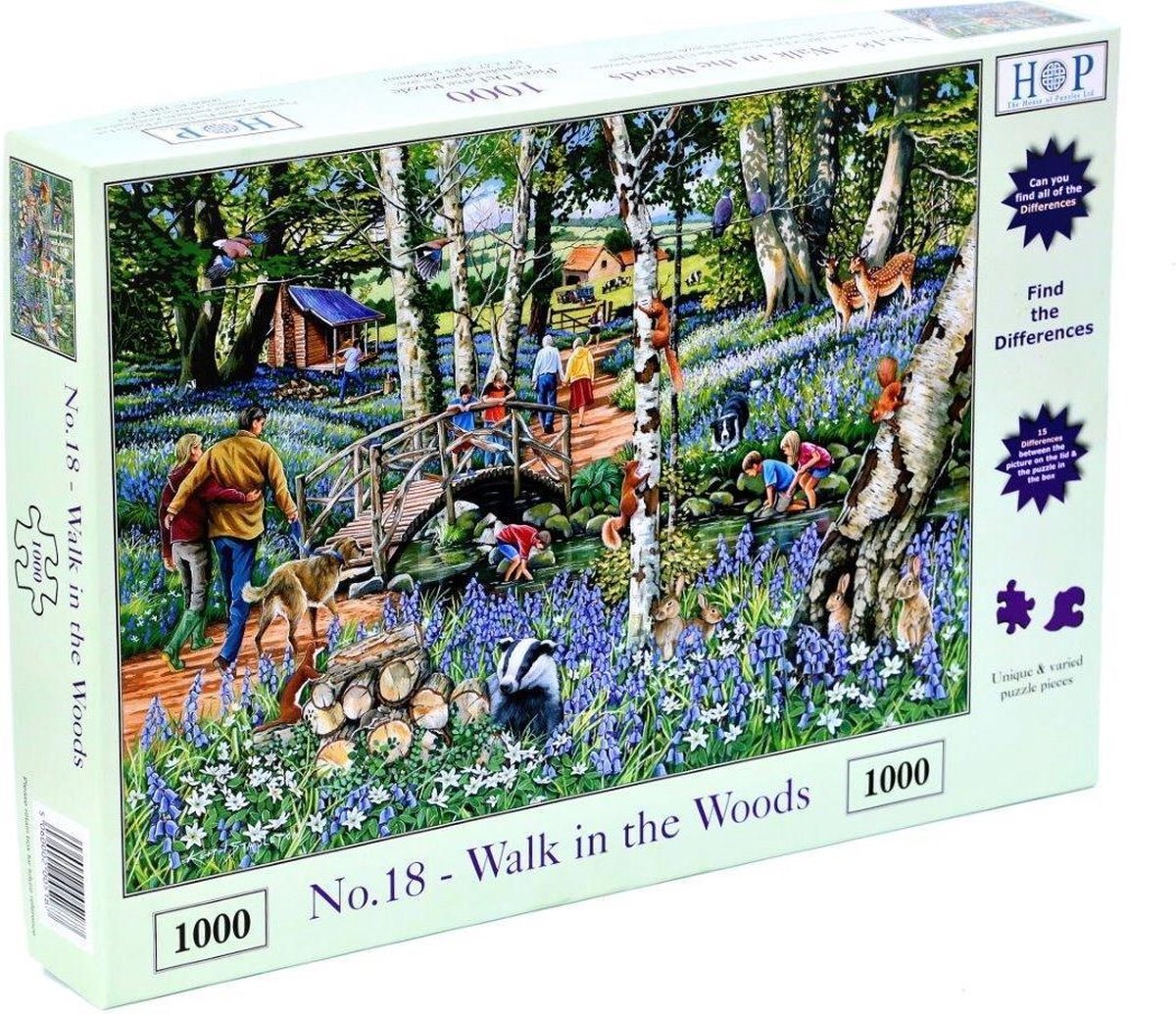 House Of Puzzles No.18 - Walk in the Woods Puzzel 1000 Stukjes