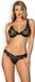 Obsessive Luvae BH-Set - Ensemble de lingerie érotique - S/M - Noir