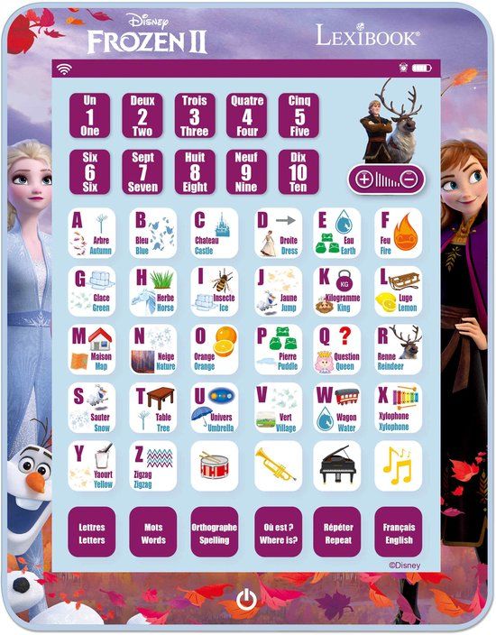 Lexibook Frozen Tablet Educatief FR/EN