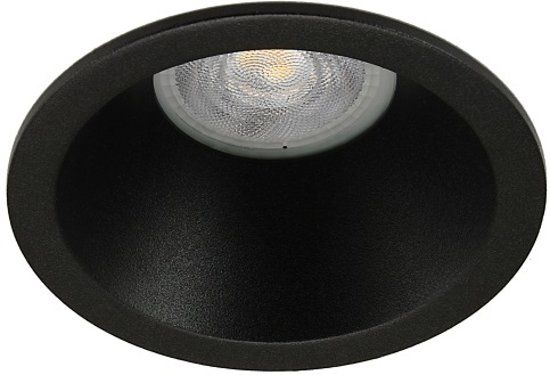 Philips LED inbouwspot Uwe Zwart - Koel Wit - Dimbaar - 4.9W - Aluminium