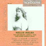 Abschiedskonzert Nellie Melba Abschiedskonzert 8.Juni 1926