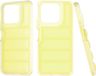 Techsuit Hoesje geschikt voor HONOR X8b - Wave Shield Shockproof Hard Case Back Cover - Geel