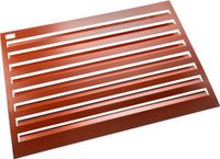 Evolar Backcover voor Airco Omkasting - Steenrood - Uitbreiding Large 1100 x 1200 MM