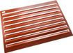 Evolar Backcover voor Airco Omkasting - Steenrood - Uitbreiding Large 1100 x 1200 MM
