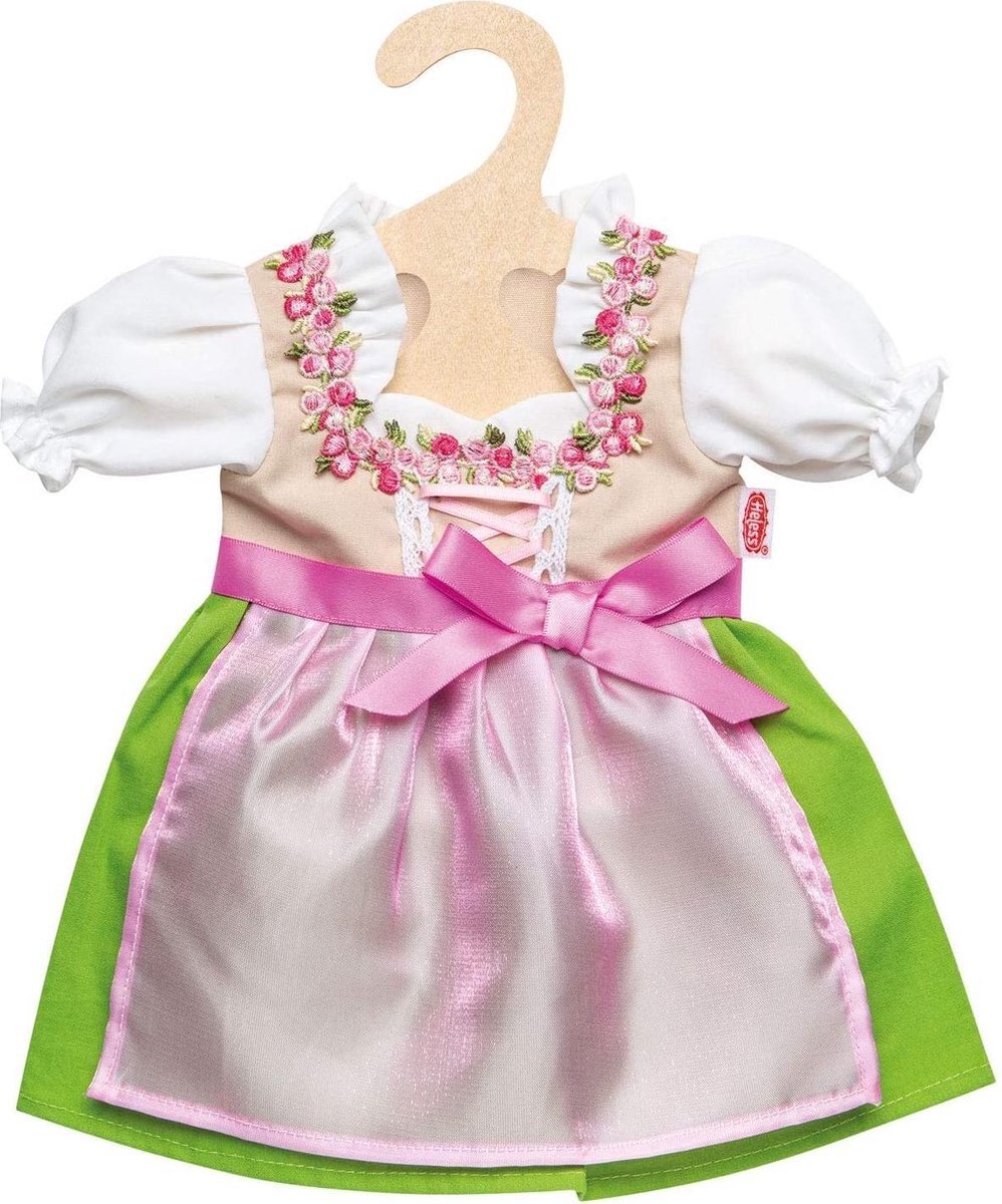 Heless Poppenkleding Jurk Oktoberfeest Meisjes 28-35 Cm 2-delig