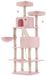 EUZIEL International GmbH Grand poteau griffoir à plusieurs étages avec 2 plateformes – Pastel rose