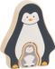 GOKI Puzzel - Pinguïn - 2 Delen - Hout - 1 Jaar