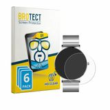 BROTECT - Screenprotector voor Xcoast Minimalist Unisex Smartwatch - Folie Beschermfolie transparant 6 Stuks