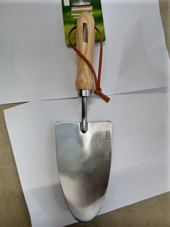 Brüder Mannesmann plantenschep met houten handgreep, breedte 90mm