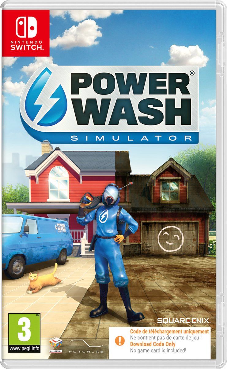 Square Enix PowerWash Simulator - Nintendo Switch - Code in a box