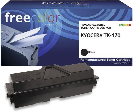 Freecolor - Zwart - Compatible Toner Cartridge (Vervangt Kyocera TK-170) - 7.200 pagina's