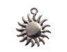 INNSPIRO Mooie bedels metalen hangers, zon, diameter: 16 mm, 25 stuks.
