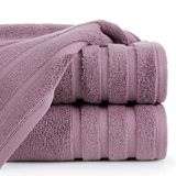 Eurofirany Emil handdoek katoen simpel rand zacht patroon dikke set 3-pack, roze, 70X140cm