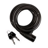Dutchperfect Urban proof kabelslot 12 mm. x 1500 mm. zwart