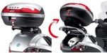 Givi Monokey Folding Piaggio Mp3 Topkoffer Achtermontage Zwart