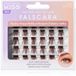 FALSCARA KISS PRODUCTS Falscara Kunstwimpers, wimperverlengingsset, bruine mocha, natuurlijke volume-wimperclusters, waterdicht, individualiseerbaar, herbruikbaar, 24 wimperclusters