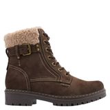 Easy Street Easy Street veterboots met blokhak - bruin