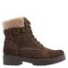 Easy Street Easy Street veterboots met blokhak - bruin