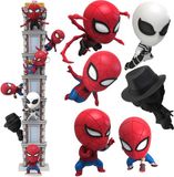 Beast Kingdom Marvel Spider-Man 60th Anniversary Serie Beelden 8cm