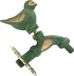 Produit de gros : Tuyau d'eau mural avec poignée rétro et design vintage - laiton vert - pomme de douche pour salle de bain et jardin - raccord 1/2".