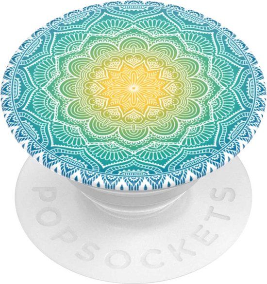 PopSockets PopGrip - Afneembaar - Sunshine Mandala - Meerkleurig