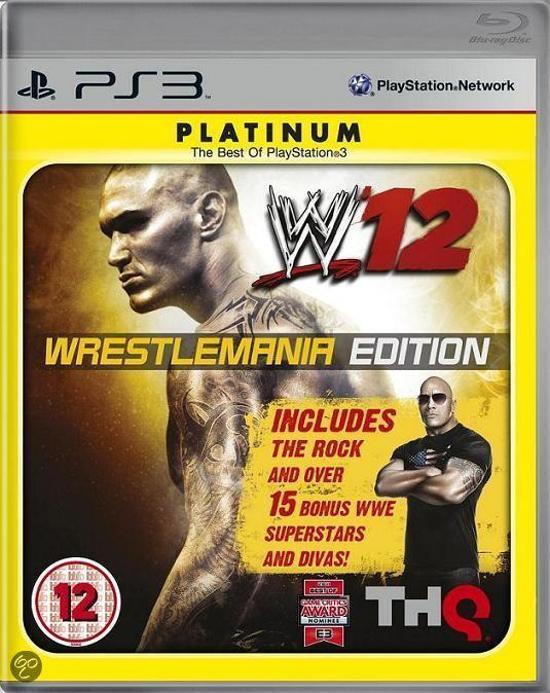 THQ WWE 12 - Platinum Editie Platinum Edition PlayStation 3