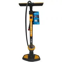 Beto Pompe à pied Manomètre EZ-Head Unisexe Adultes, Orange, Taille unique
