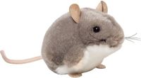 Teddy Hermann Hermann Teddy Knuffeldier Muis - Pluche - Grijs - 9 cm