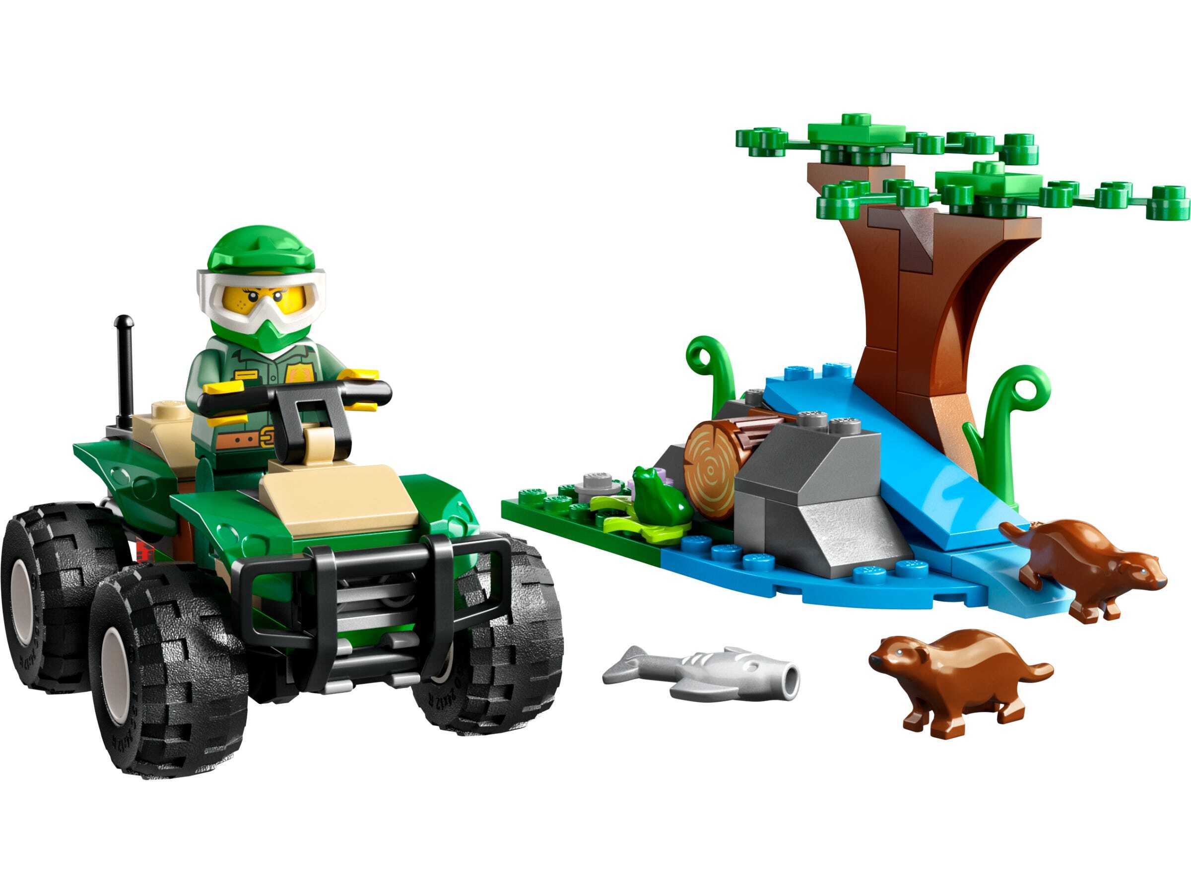 lego Terreinwagen en otterhabitat