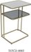 DKD Home Decor Bijzettafel Spiegel Kristal Gouden Metaal 40 x 31 x 61 cm