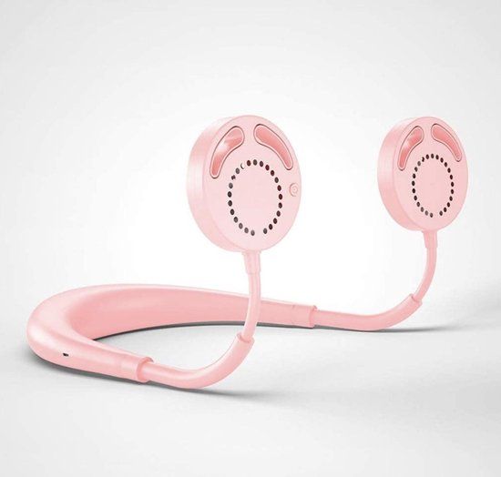 Greenz products Bladloze USB Draagbare Ventilator - Roze