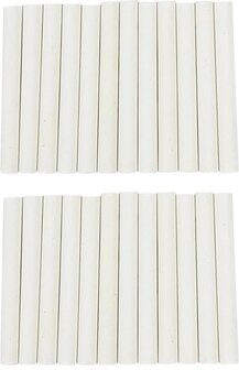 Benson Bordkrijt - Wit - 24 stuks | Schoolbordkrijt