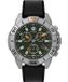 Timex Ridge Chrono TW2W16100 Horloge - Leer - Zwart - Ø 42 mm